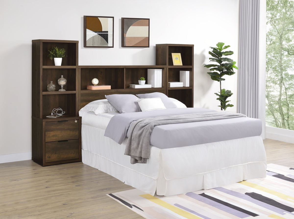 Westpark 3-piece Bedroom Set Bookcase Headboard Pine