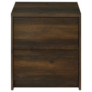 Westpark 2-drawer Nightstand LED Lights and USB Black