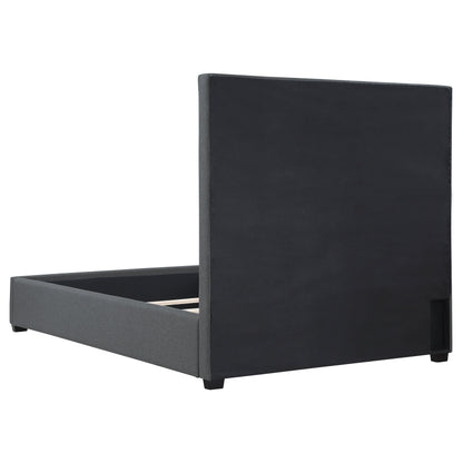 Bowfield Upholstered Panel Bed Charcoal