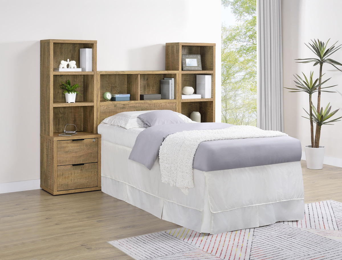 Westpark 3-Piece Bedroom Set Bookcase Headboard Mango