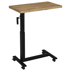 Westpark Height Adjustable Mobile Bedroom C-Table Black