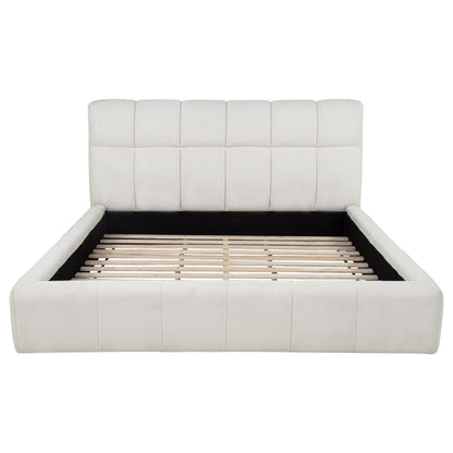 Nollet 48-inch Upholstered Panel Platform Bed
