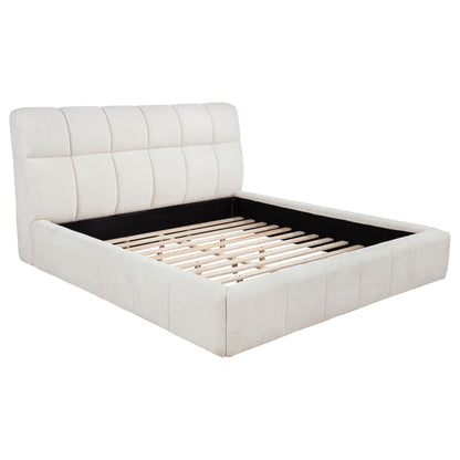 Nollet 48-inch Upholstered Panel Platform Bed