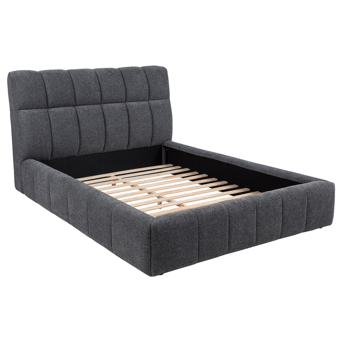 Nollet 48-inch Upholstered Panel Platform Bed
