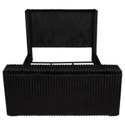 Centergrove Upholstered Queen Wingback TV Bed Black