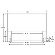 Pirro Upholstered King Panel Headboard Sand