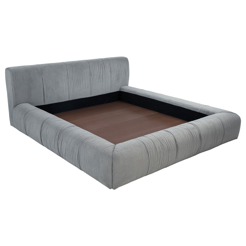 Wilshire Upholstered  Platform Bed Grey