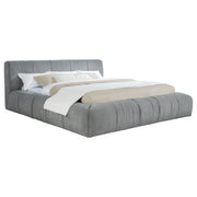 Wilshire Upholstered  Platform Bed Grey