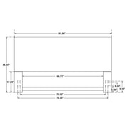 Izzy Upholstered King Panel Headboard Sand
