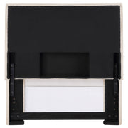 Izzy Upholstered King Panel Headboard Sand