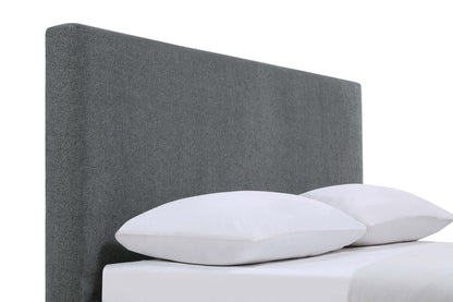 Gregory Upholstered  Panel Bed Graphite