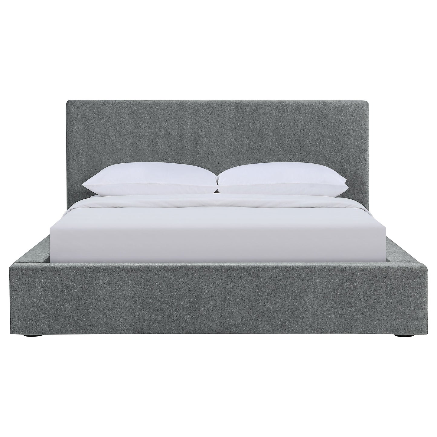 Gregory Upholstered  Panel Bed Graphite