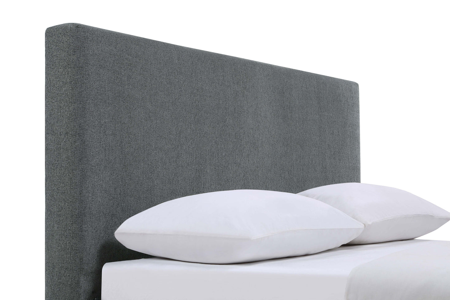 Gregory Upholstered  Panel Bed Graphite