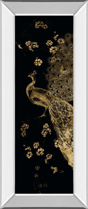 Gilded Peacock Triptych I BY Jennifer Goldberger