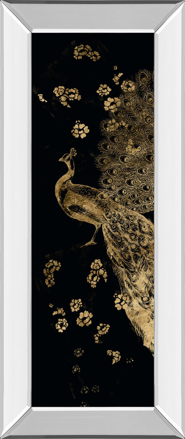 Gilded Peacock Triptych I BY Jennifer Goldberger