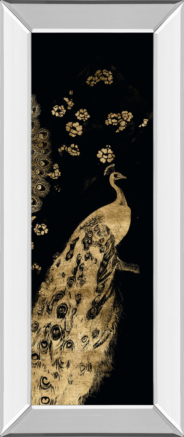 Gilded Peacock Triptych III BY Jennifer Goldberger