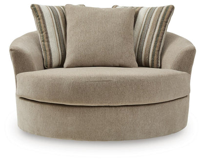Linenhause Oversized Swivel Accent Chair