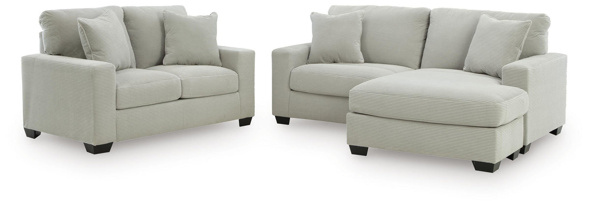 Amesley Sofa Chaise and Loveseat
