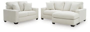 Amesley Sofa Chaise and Loveseat