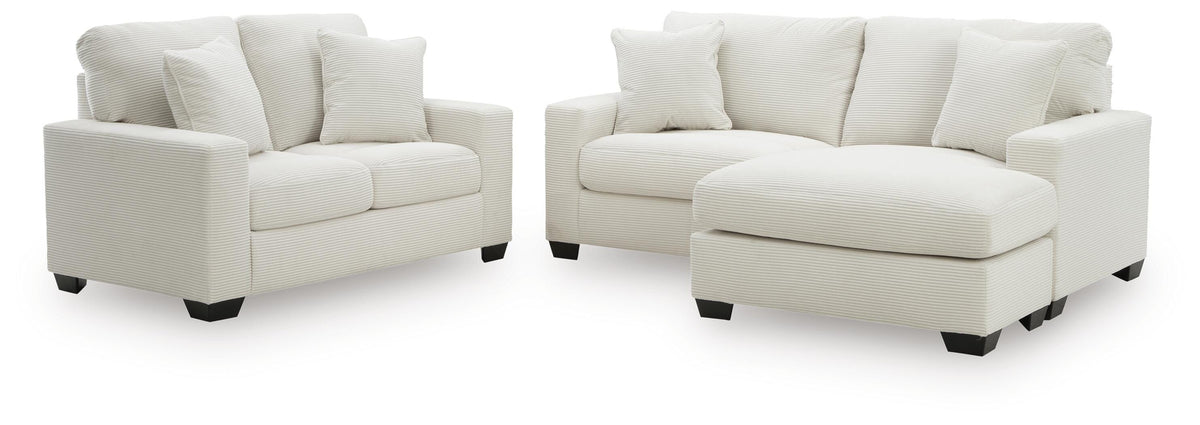 Amesley Sofa Chaise and Loveseat
