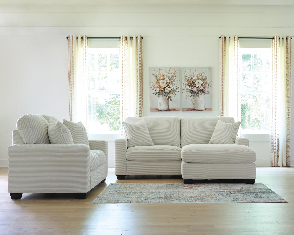 Amesley Sofa Chaise and Loveseat