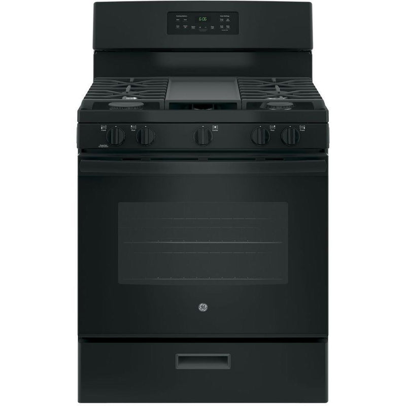 GE 30-inch Freestanding Gas Range JGBS66DEKBB