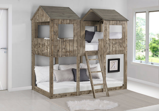 Tower Twin over Twin Bunkbed
