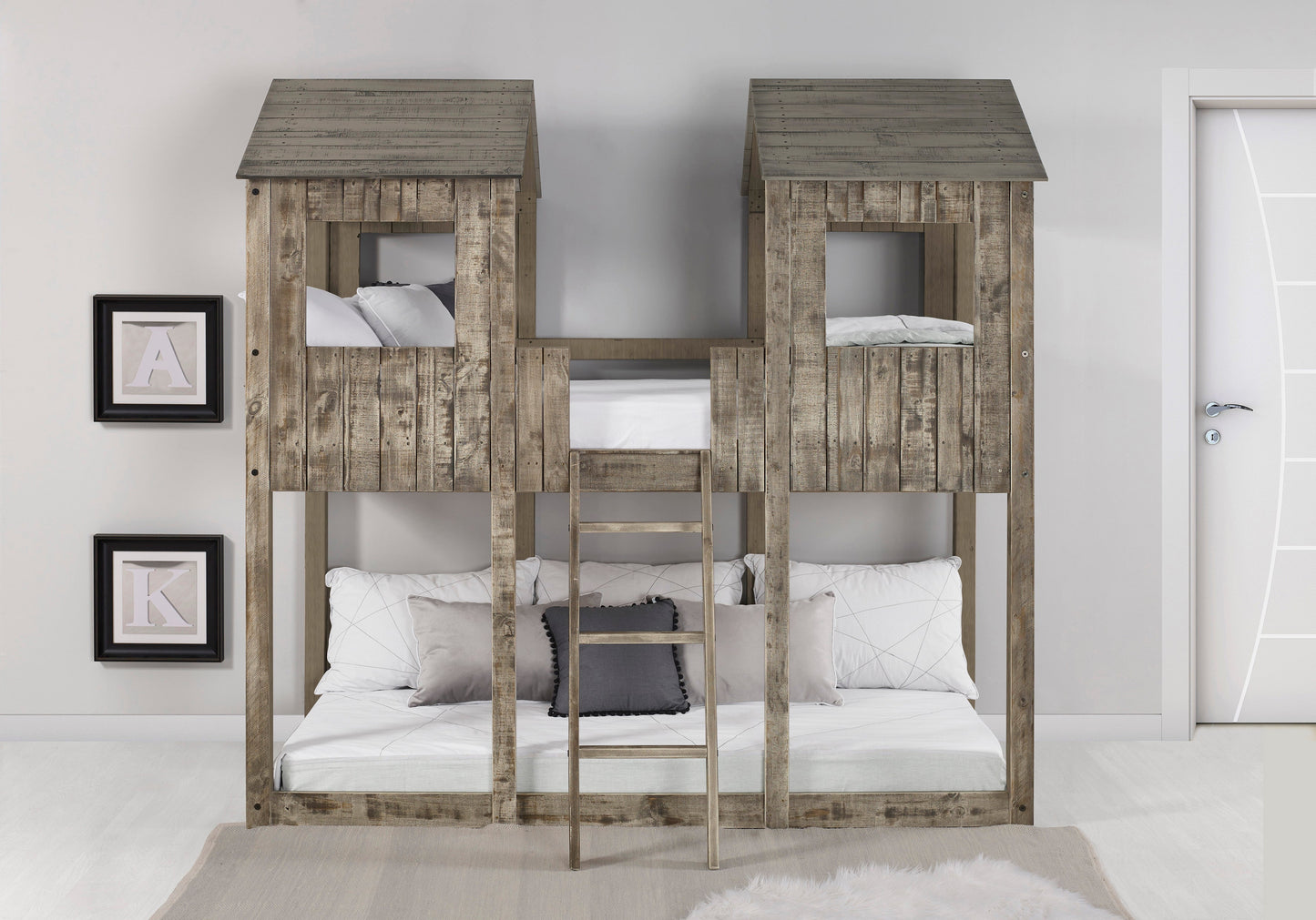 Tower Twin over Twin Bunkbed