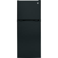GE 24-inch, 11.6 cu. ft. Top Freezer Refrigerator GPE12FGKBB IMAGE 1