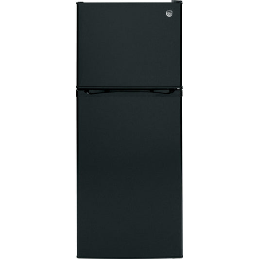 GE 24-inch, 11.6 cu. ft. Top Freezer Refrigerator GPE12FGKBB IMAGE 1