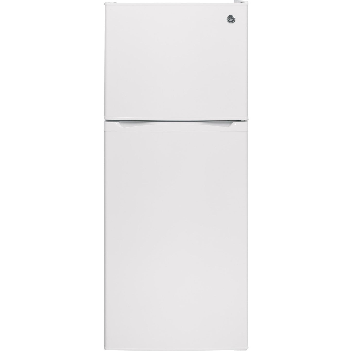 GE 24-inch, 11.6 cu. ft. Top Freezer Refrigerator GPE12FGKWW IMAGE 1