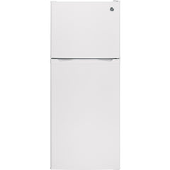 GE 24-inch, 11.6 cu. ft. Top Freezer Refrigerator GPE12FGKWW IMAGE 1