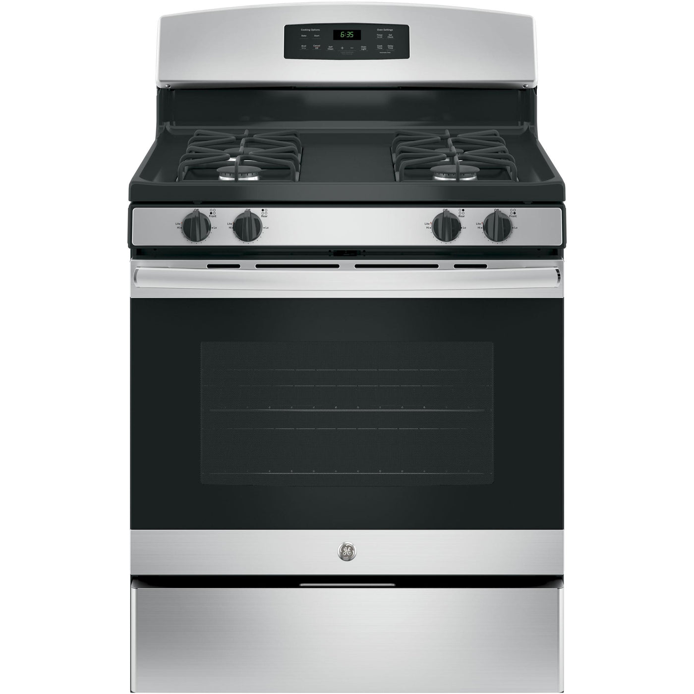  GE 30-inch Freestanding Gas Range JGB635REKSS IMAGE 1
