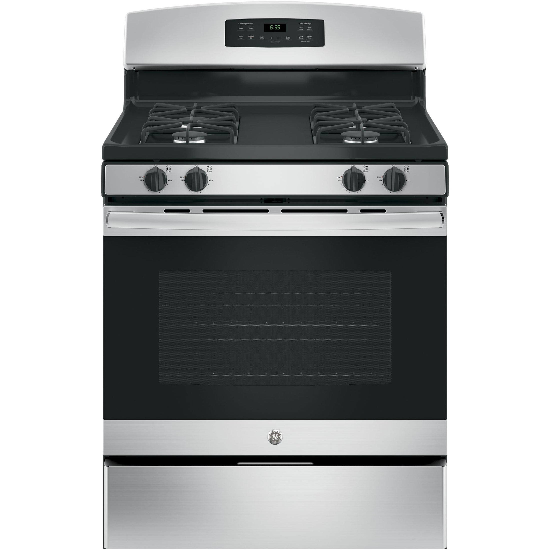  GE 30-inch Freestanding Gas Range JGB635REKSS IMAGE 1