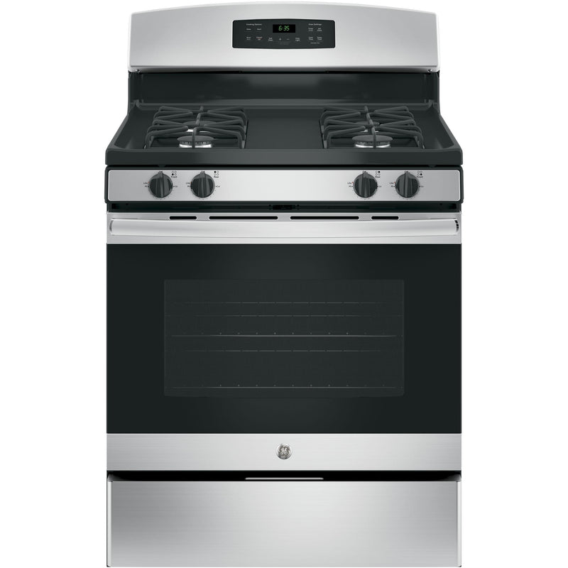 GE 30-inch Freestanding Gas Range JGB635REKSS