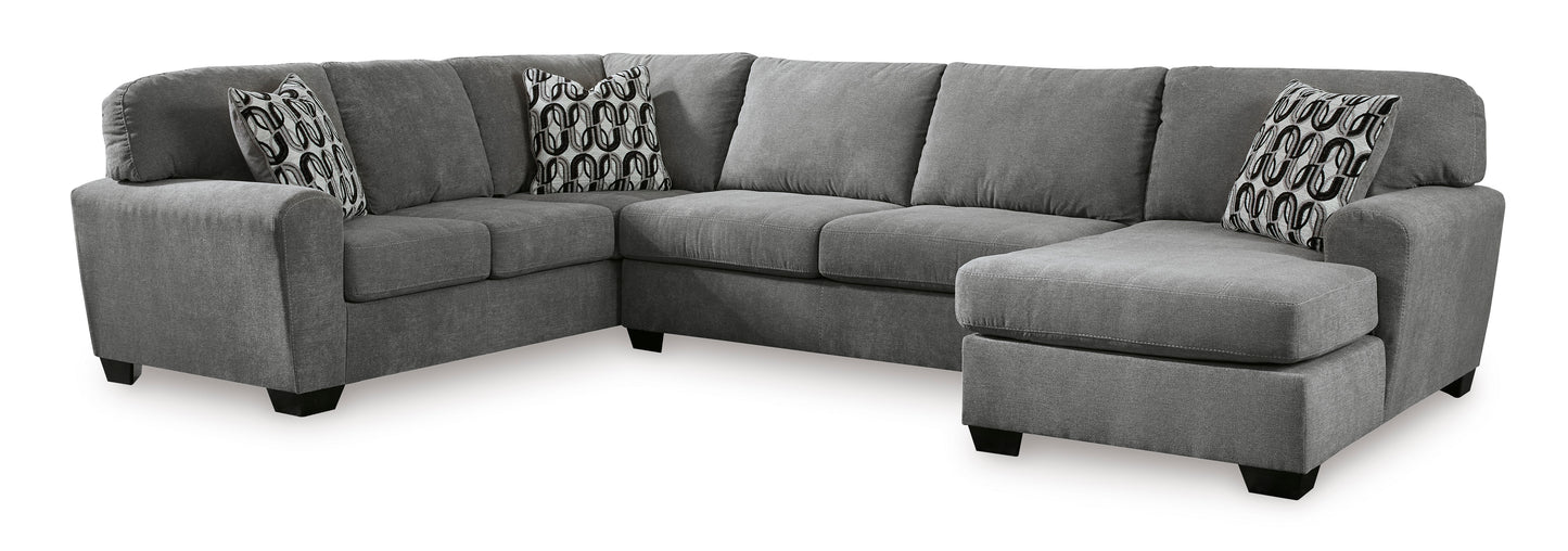 Birkdale Court 3-Piece Sectional with Chaise + Ottoman