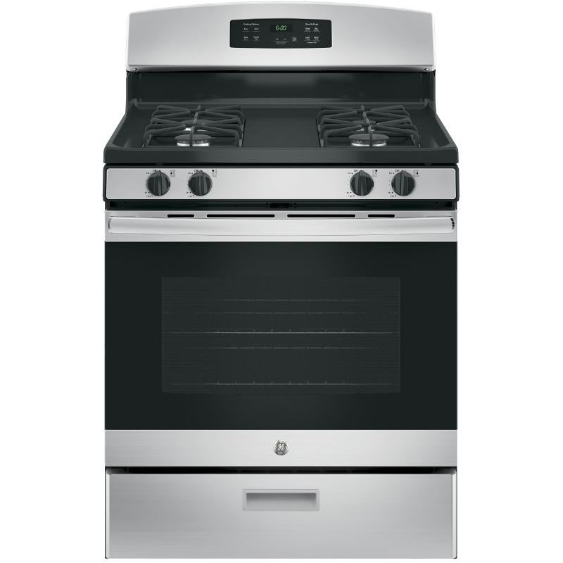 GE 30-inch Freestanding Gas Range JGBS60REKSS IMAGE 1