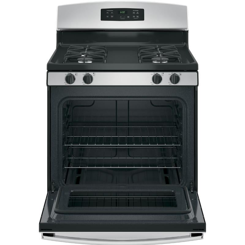  GE 30-inch Freestanding Gas Range JGBS60REKSS IMAGE 2