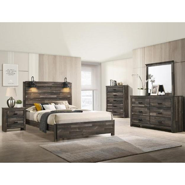 Crown Mark Carter B6800 7 pc Queen Panel Bedroom Set