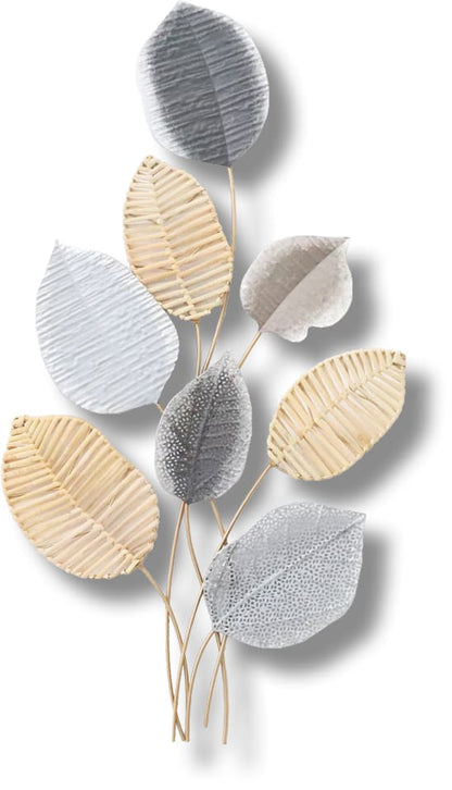 ''Decorative Leaf'' Metal Wall Art