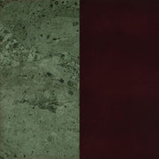 Mesa auxiliar decorativa redonda de mármol Edie Merlot