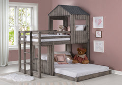 Campsite Twin over Full Loft Bunkbed