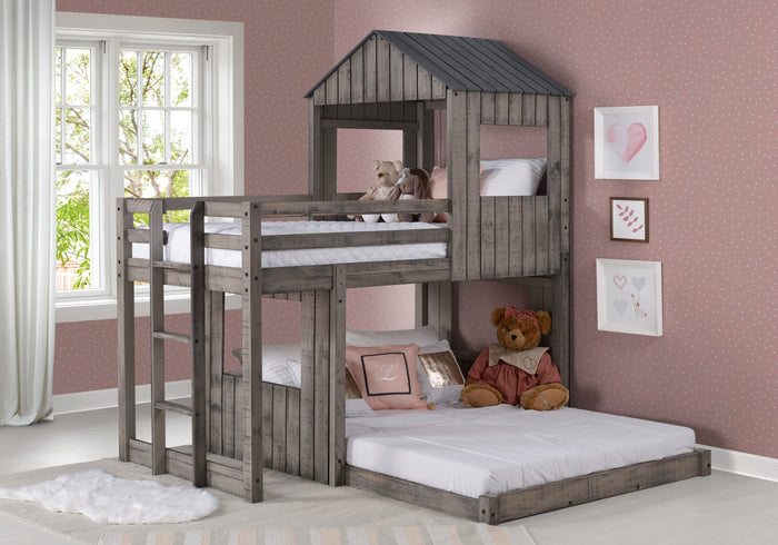 Campsite Twin over Full Loft Bunkbed