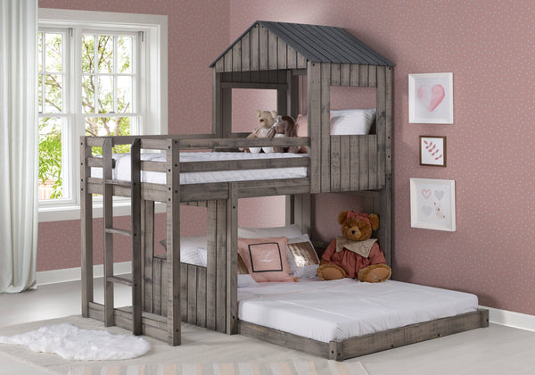 Campsite Twin over Full Loft Bunkbed
