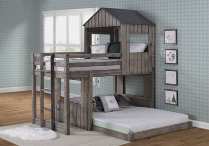 Loft para acampar con dos camas individuales o completo 