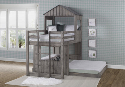 Loft para acampar con dos camas individuales o completo 