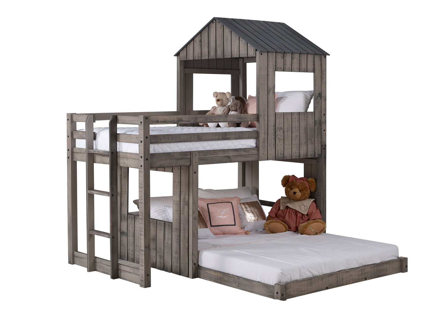 Loft para acampar con dos camas individuales o completo 