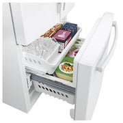 GE 33-inch, 24.8 cu. ft. French 3-Door Refrigerator with Ice and Water GNE25JGKWW IMAGE 4