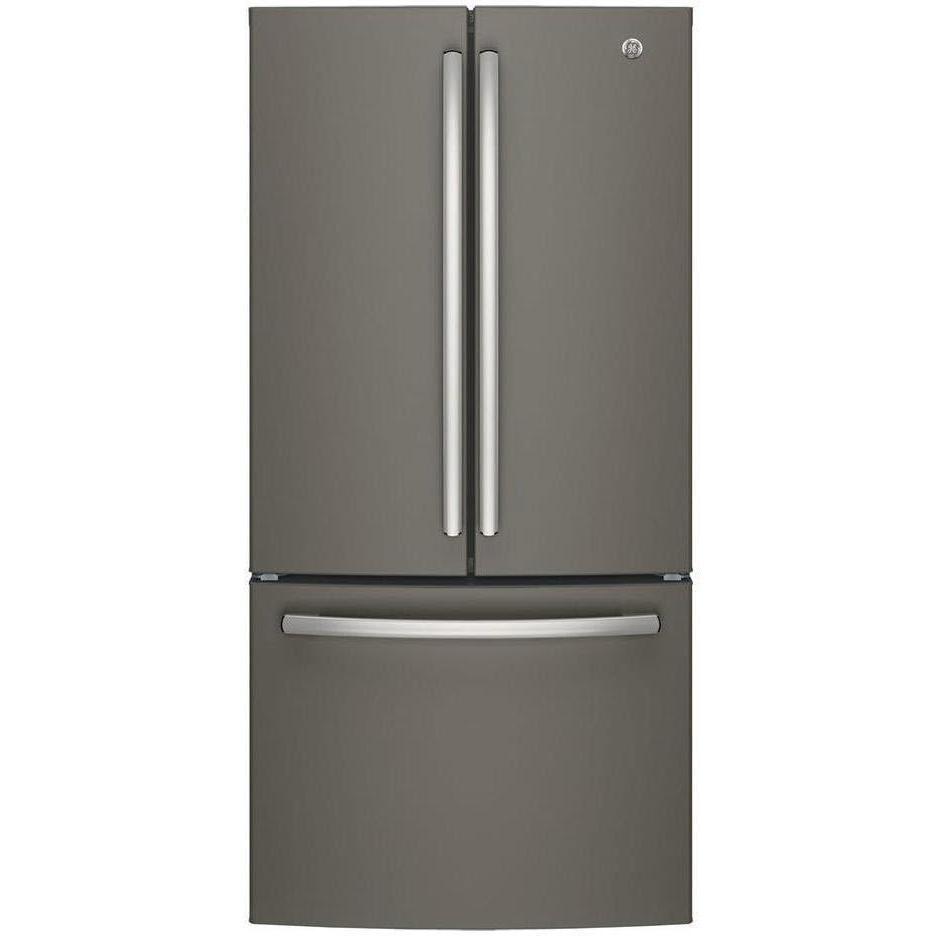 GE 33-inch, 24.8 cu. ft. French 3-Door Refrigerator with Internal Water Dispenser GNE25JMKES IMAGE 1