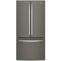 GE 33-inch, 24.8 cu. ft. French 3-Door Refrigerator with Internal Water Dispenser GNE25JMKES IMAGE 1